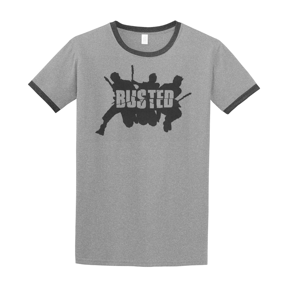 Silhouette Jump Ringer T-Shirt - Busted
