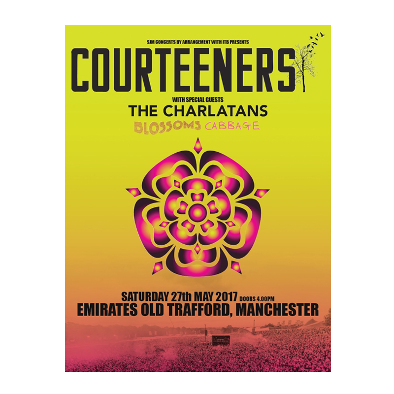 Old Trafford A3 Art Print - Courteeners