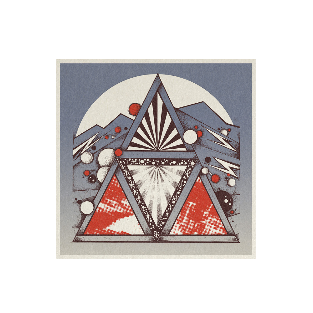 Screen Print #2 - Black Peaks