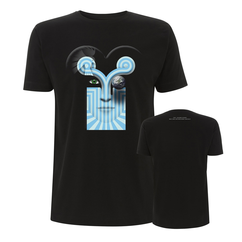 What Does Anything Mean Basically Black T-Shirt - The Chameleons