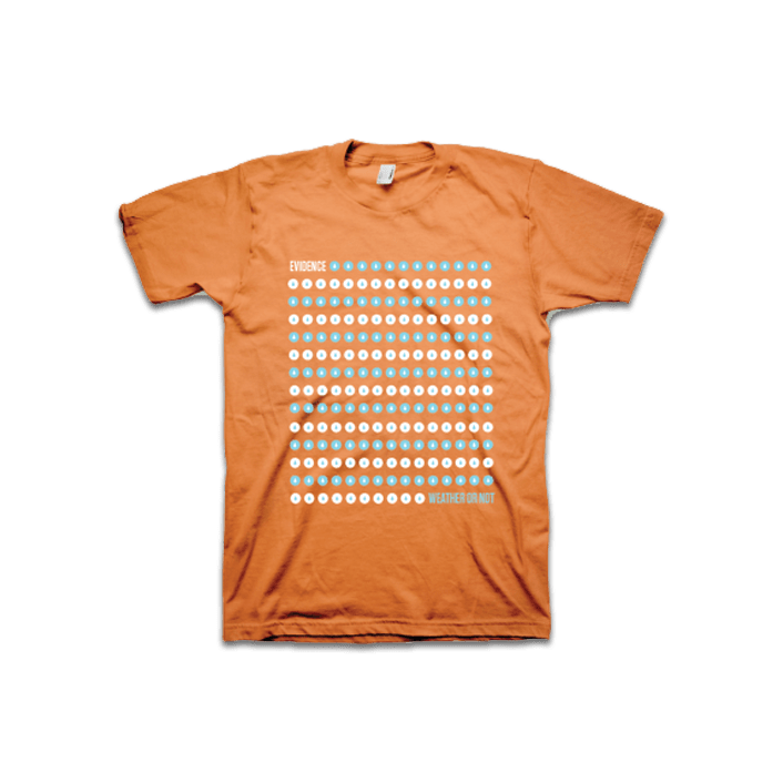 Orange Dot Drop T-Shirt - Evidence