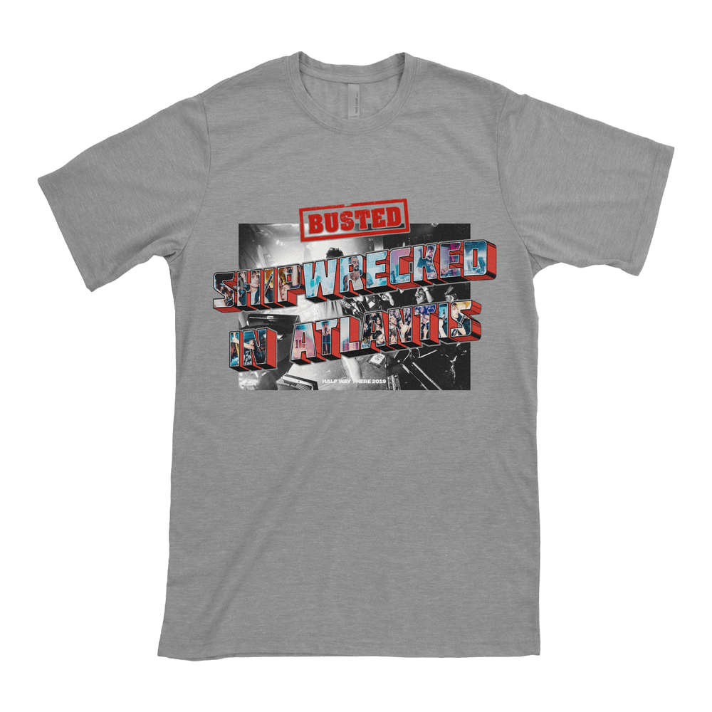 Grey Shipwrecked T-Shirt - Busted