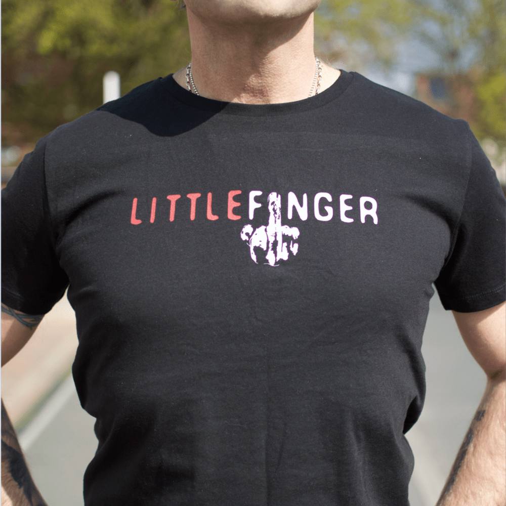 Mens Black T-Shirt - Little Finger