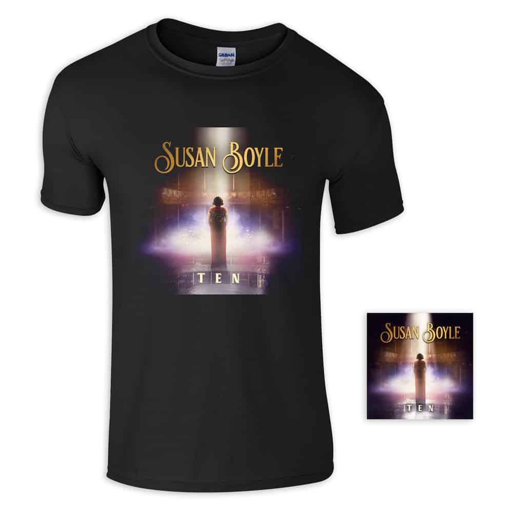 T-Shirt + CD Bundle - Susan Boyle