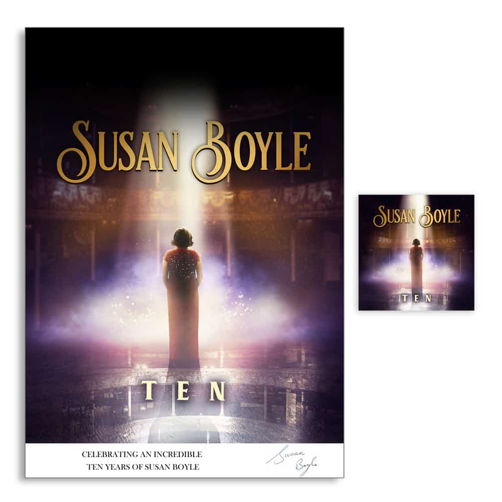 TEN Poster + CD Bundle - Susan Boyle