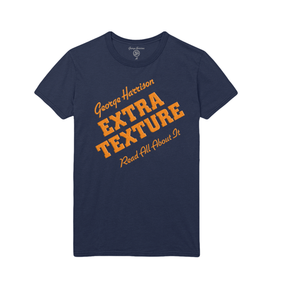Extra Texture Flocking Navy Tee - George Harrison