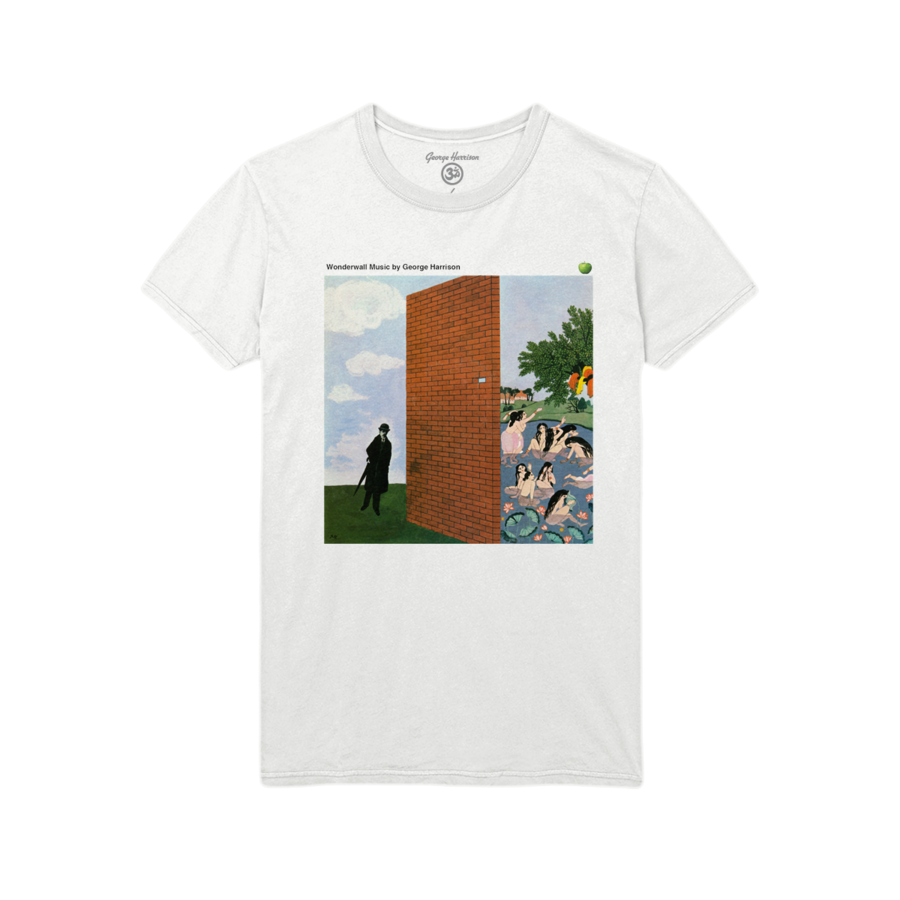 Wonderwall Cover White Tee - George Harrison