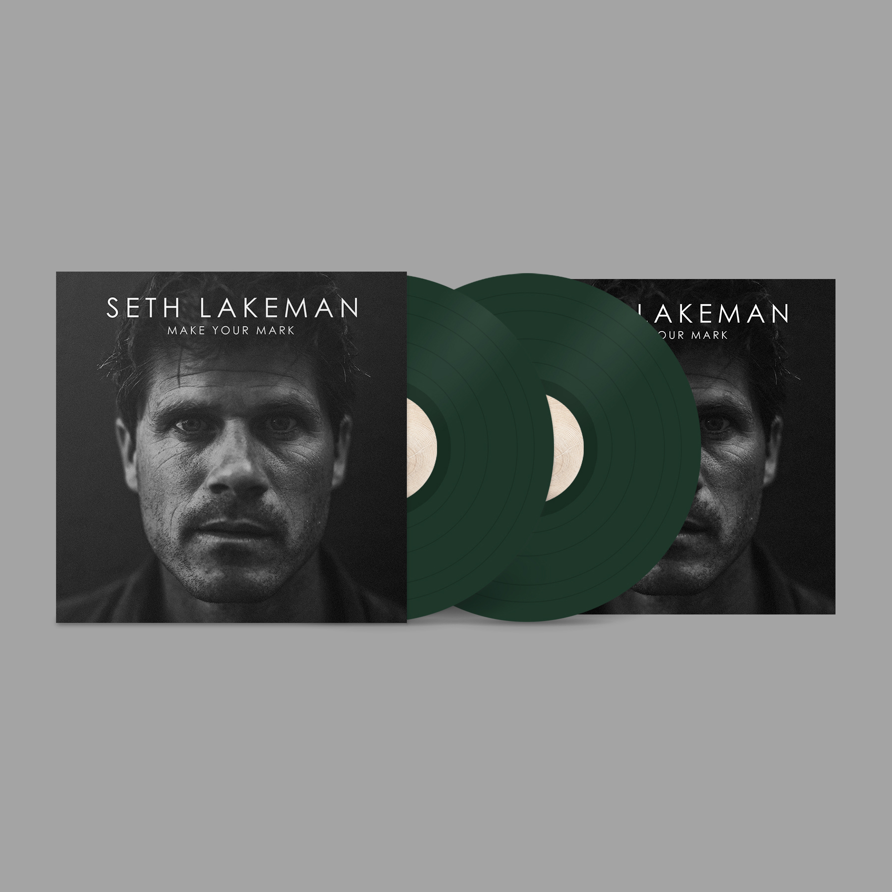 Make Your Mark Dark Green Double LP - Seth Lakeman
