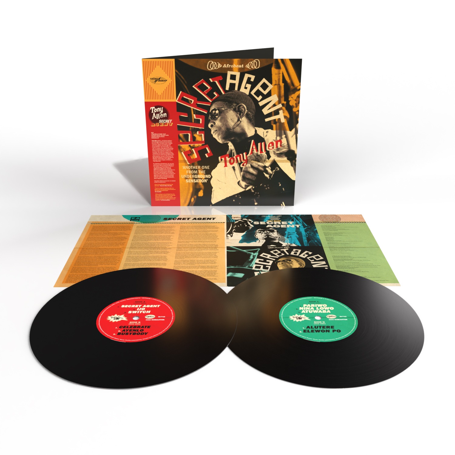Secret Agent 2022 Remaster Double Heavyweight Vinyl - Tony Allen