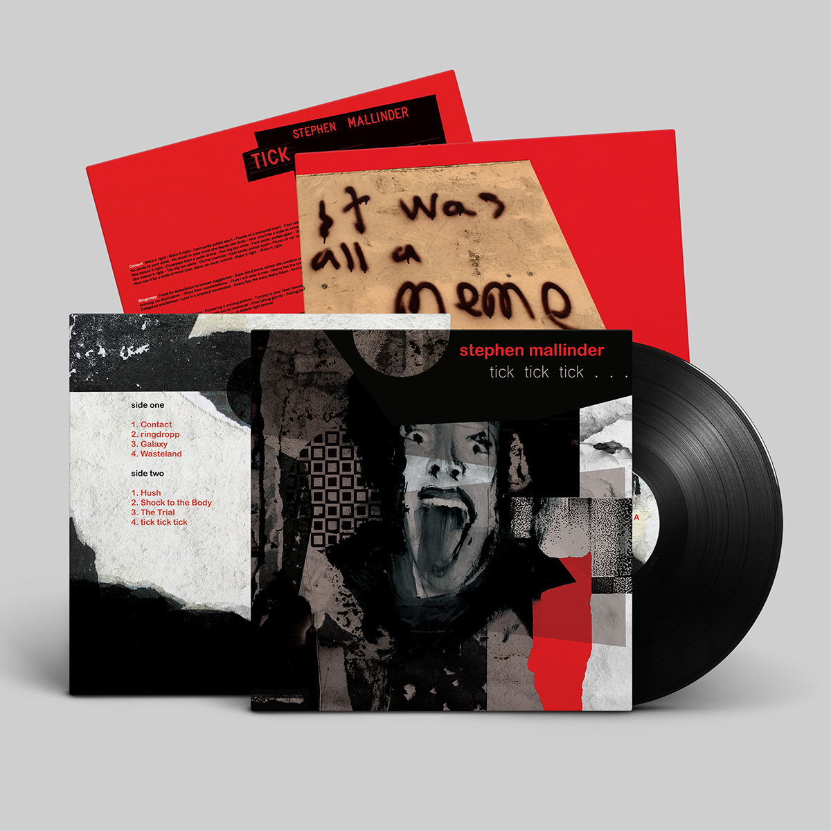 Tick Tick Tick Black (Signed) Vinyl - Stephen Mallinder