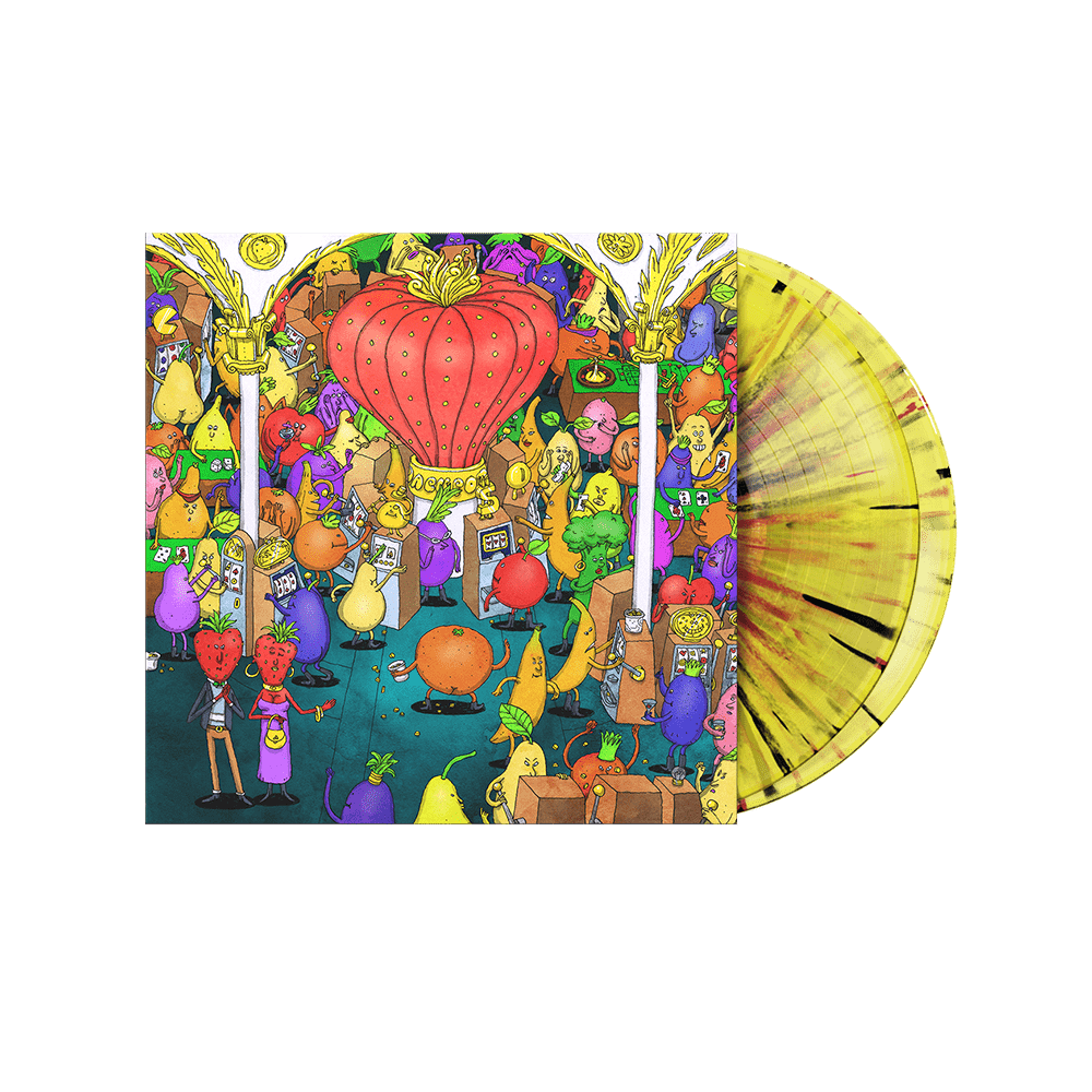 Jackpot Juicer Yellow Splatter Double Vinyl - Dance Gavin Dance