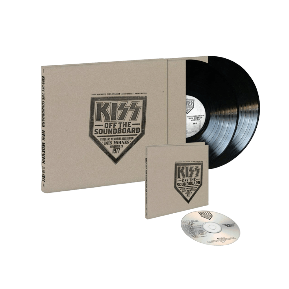 Off The Soundboard: Des Moines 2LP + CD - Kiss