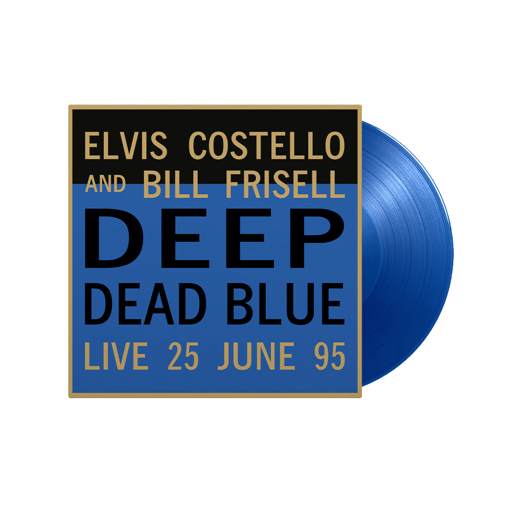 Deep Dead Blue (Live At Meltdown) Translucent Blue Heavyweight Vinyl - Elvis Costello and Bill Frisell