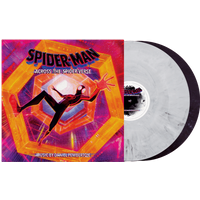 Spider-Man: Across the Spider-Verse White & Dark Purple Marbled Double Vinyl - Daniel Pemberton - Image 2