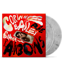Black Rainbows Clear with Black Swirl Double Vinyl - Corinne Bailey Rae