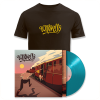 Vona Vella Blue Vinyl LP & T-Shirt with Signed Poster - Vona Vella