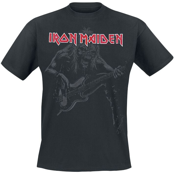 Iron Maiden Eddie Bass T-shirt black
