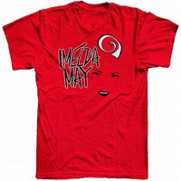 Red Black Face Logo Mens T-Shirt