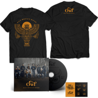 The Owl CD + Logo T-Shirt (Includes Sticker Pack) - Zac Brown