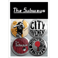Young For Eternity Pin Badge Set - The Subways