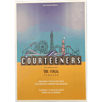 Blackpool & Leeds Gig Poster Print - Courteeners