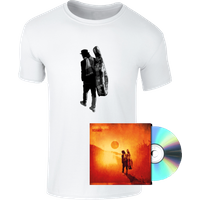Roamin' - (White) T-Shirt and CD Bundle - Danny Keane