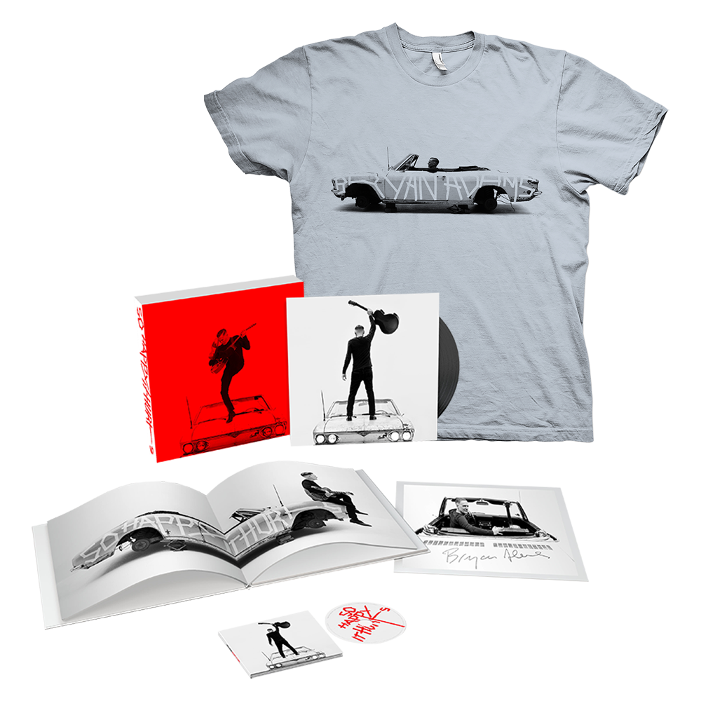 So Happy It Hurts Boxset (Exclusive) + Car T-Shirt – Bryan Adams