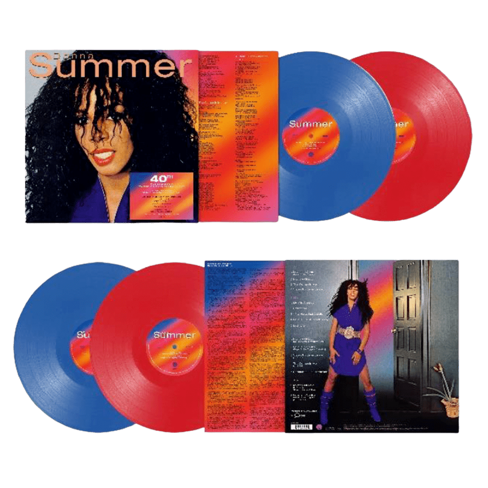 Donna Summer - 40th Anniversary Edition Blue and Red Double Vinyl