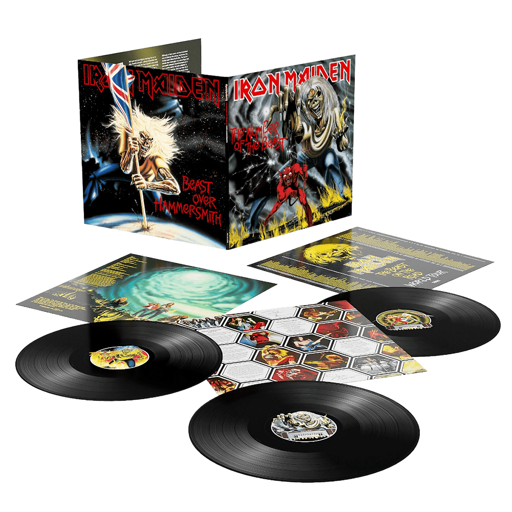 The Number of The Beast Plus Beast Over Hammersmith Triple Heavyweight Vinyl