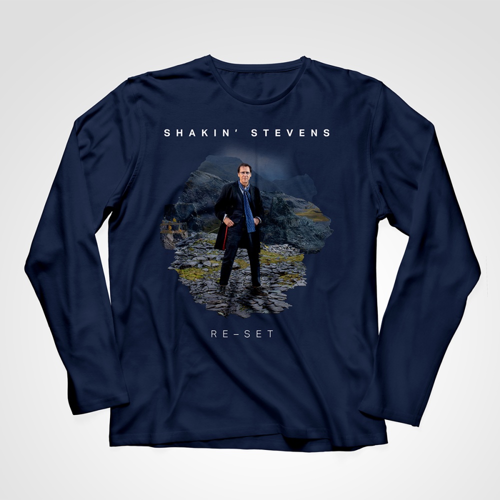 RE-SET - Navy Long Sleeve T-Shirt