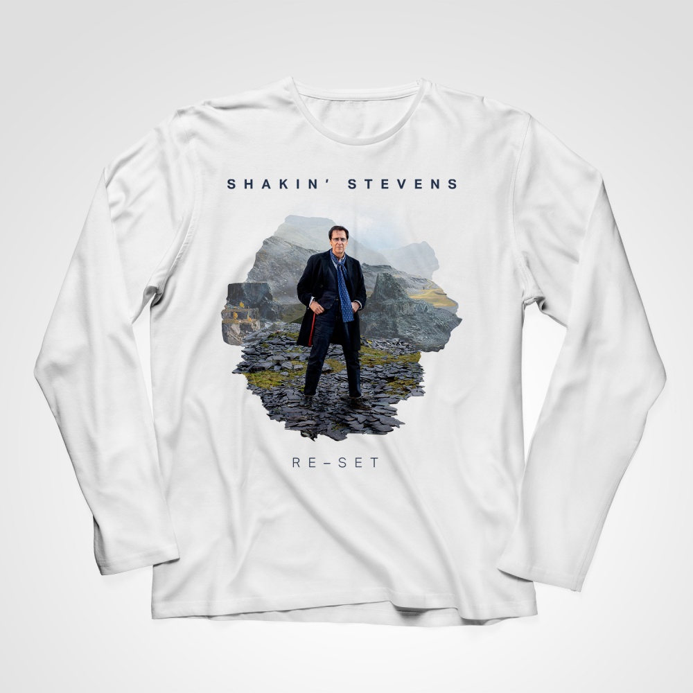 RE-SET - White Long Sleeve T-Shirt