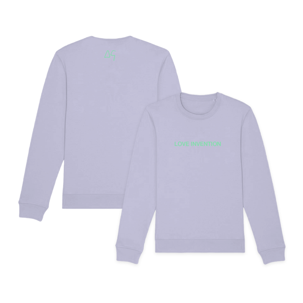 Love Invention Embroidered Sweatshirt