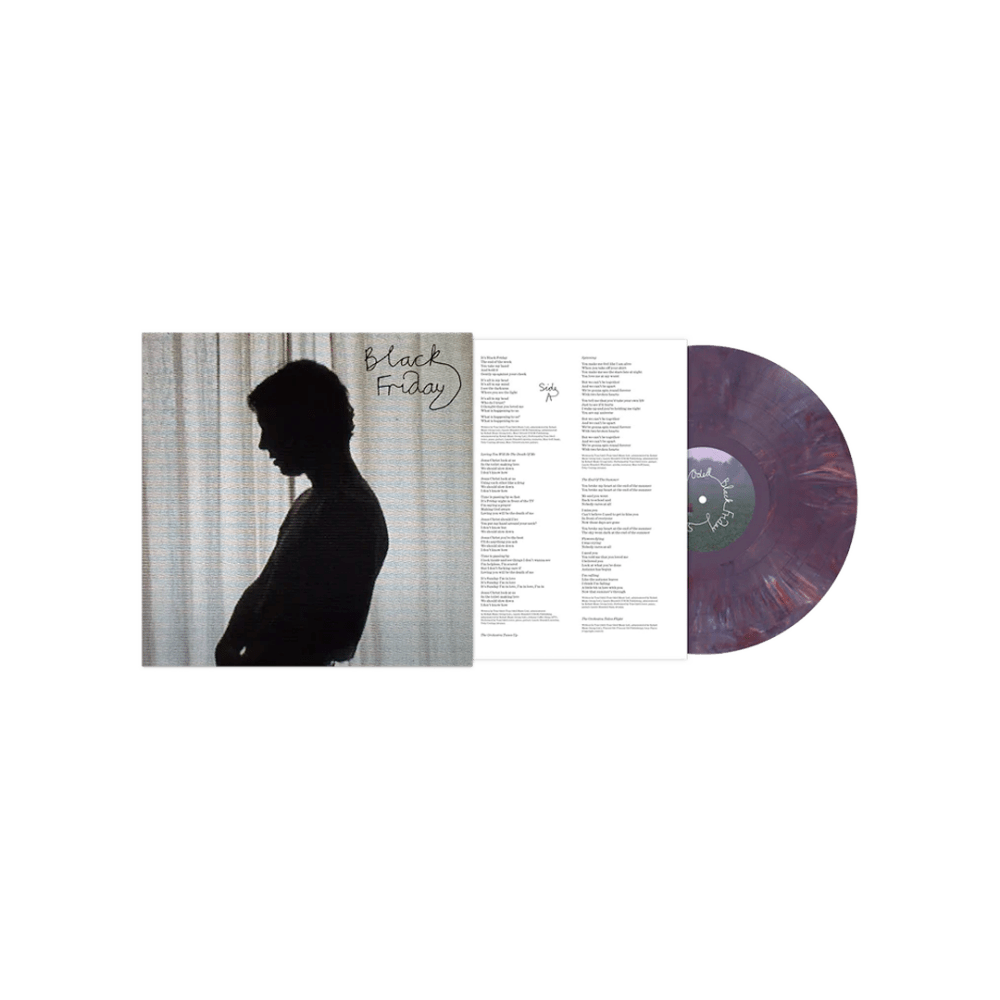 Black Friday Red & Blue Marble Heavyweight Vinyl