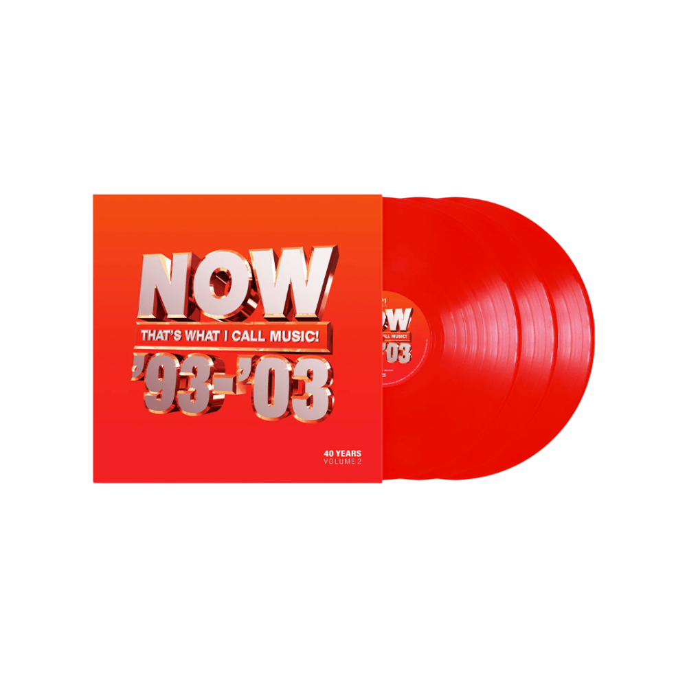 NOW That's What I Call 40 Years: Volume 2 - 1993-2003 Red Triple Vinyl