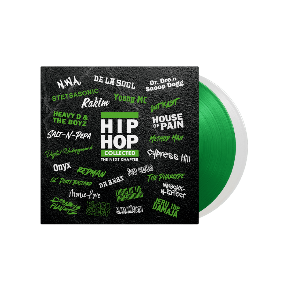 Hip Hop Collected – The Next Chapter Green & White Double Heavyweight Vinyl