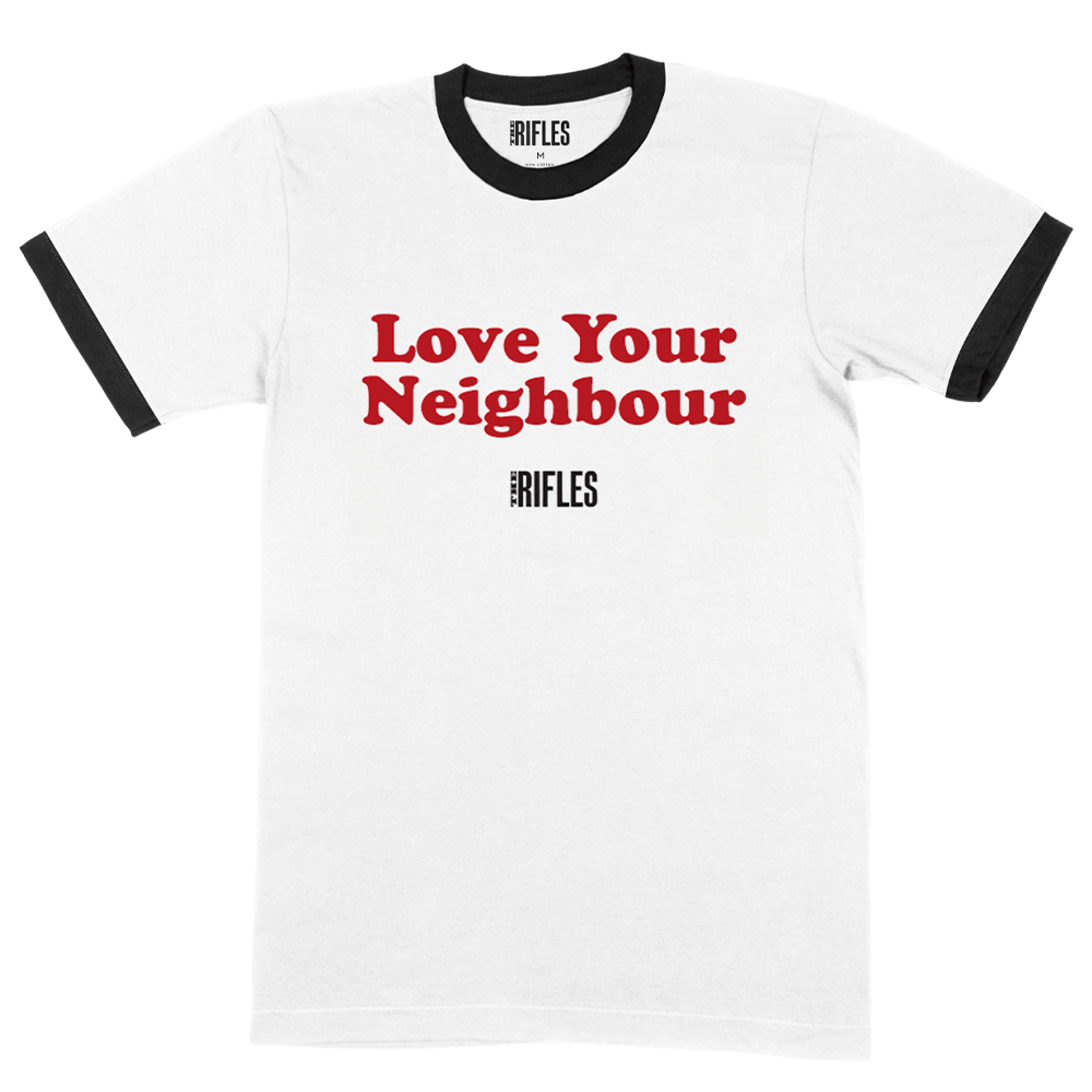 Love Your Neighbour Ringer T-Shirt