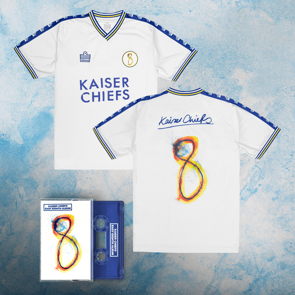 Kaiser Chiefs' Easy Eighth Album - Cassette + Football Shirt