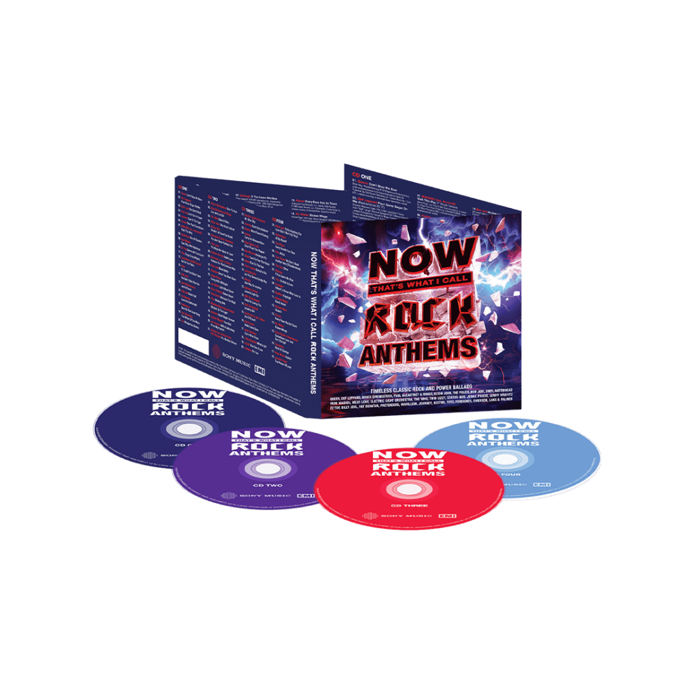 NOW That's What I Call Rock Anthems 4-Disc CD
