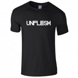 Unflesh Black T-Shirt