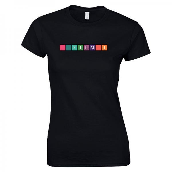 Film 1 Womens Black T-Shirt