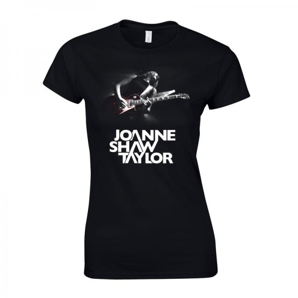 Ladies Black Guitar T-Shirt