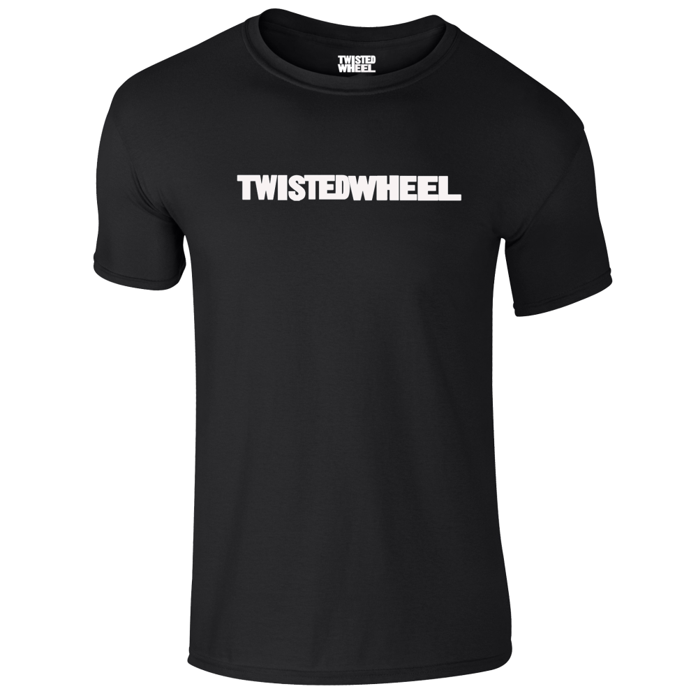Twisted Wheel Logo Black T-Shirt
