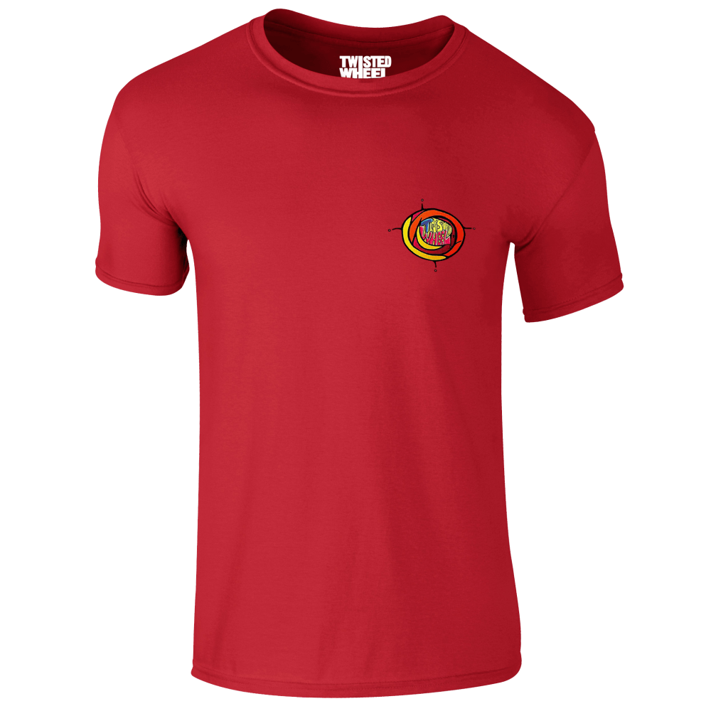 Coloured Chest Logo Red T-Shirt