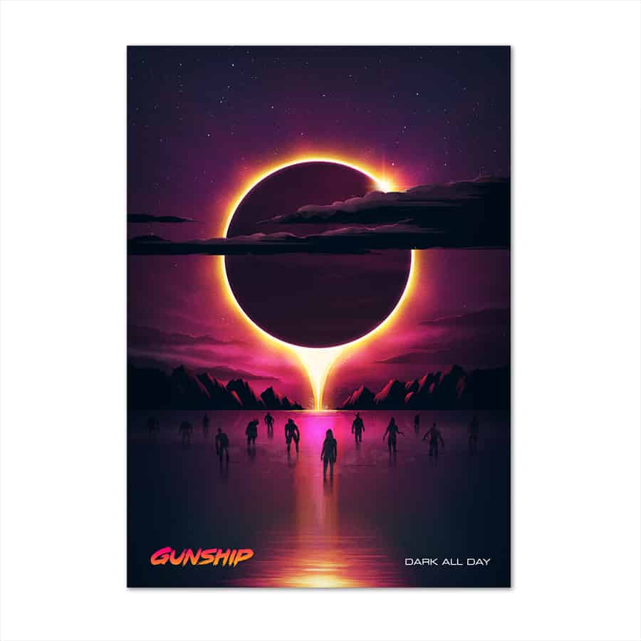 Dark All Day A2 Album Poster