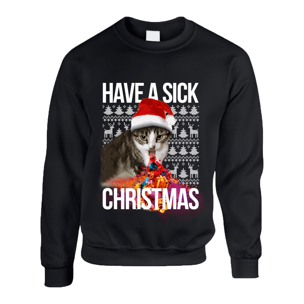 Christmas Kitten Sweatshirt