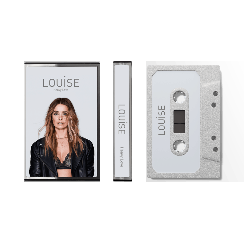 Heavy Love Silver Glitter Cassette
