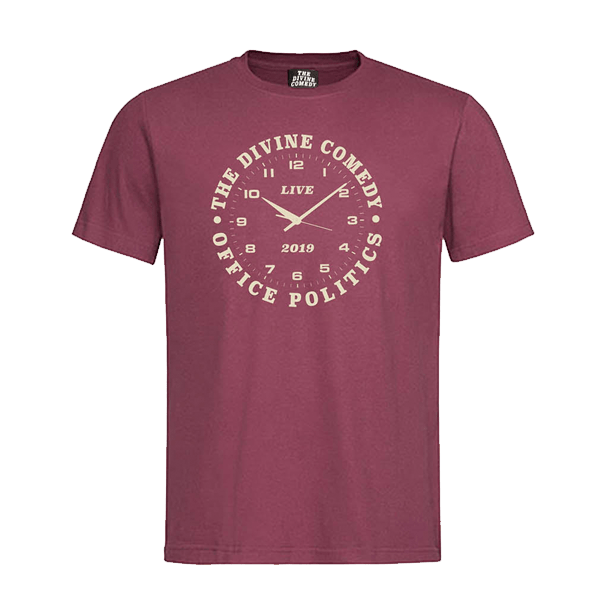 Office Politics Tour T-Shirt (Burgundy)