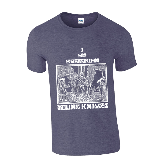 Full Barbarians Experience Hand Printed T-Shirt