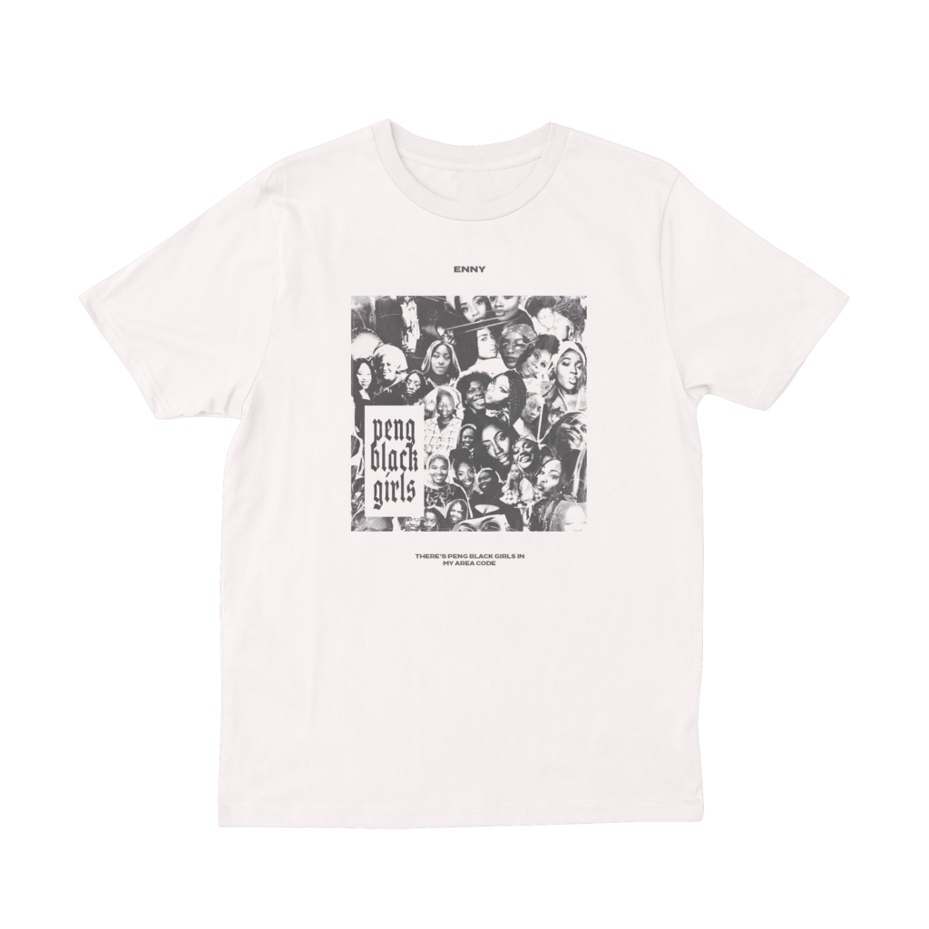 Peng Black Girls T-Shirt (White)