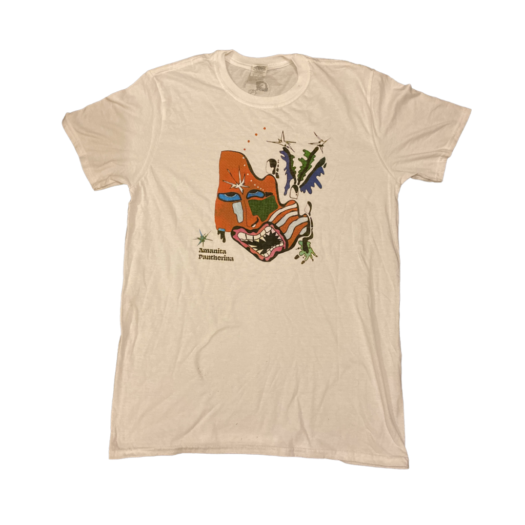 Amanita Pantherina Screen Printed Natural T-shirt